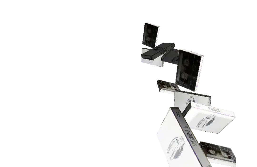 Cassette Tape 3D Promo Render